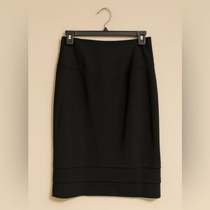 Worthington Black Below-Knee Pencil Skirt Size 4 – Classic, Lined, Versatile